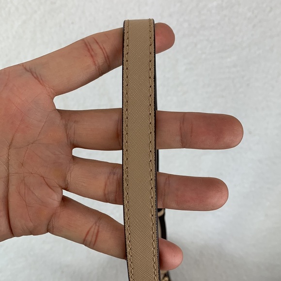 Michael Kors Selma Handbag Women’s Medium Dark Khaki Saffiano Leather Tote - Picture 12 of 16